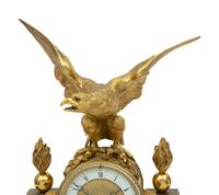 A French Gilt-Bronze Mounted Alabaster Clock