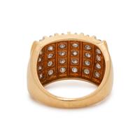 BICOLOR GOLD AND DIAMOND RING