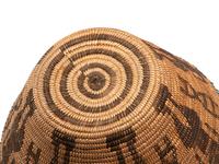 Akimel O'odham Figural Basket, with Blue Padre Beads