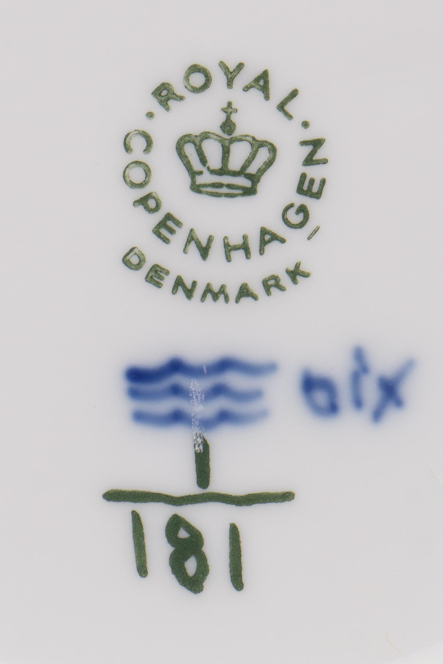A Royal Copenhagen Porcelain Dinner Service