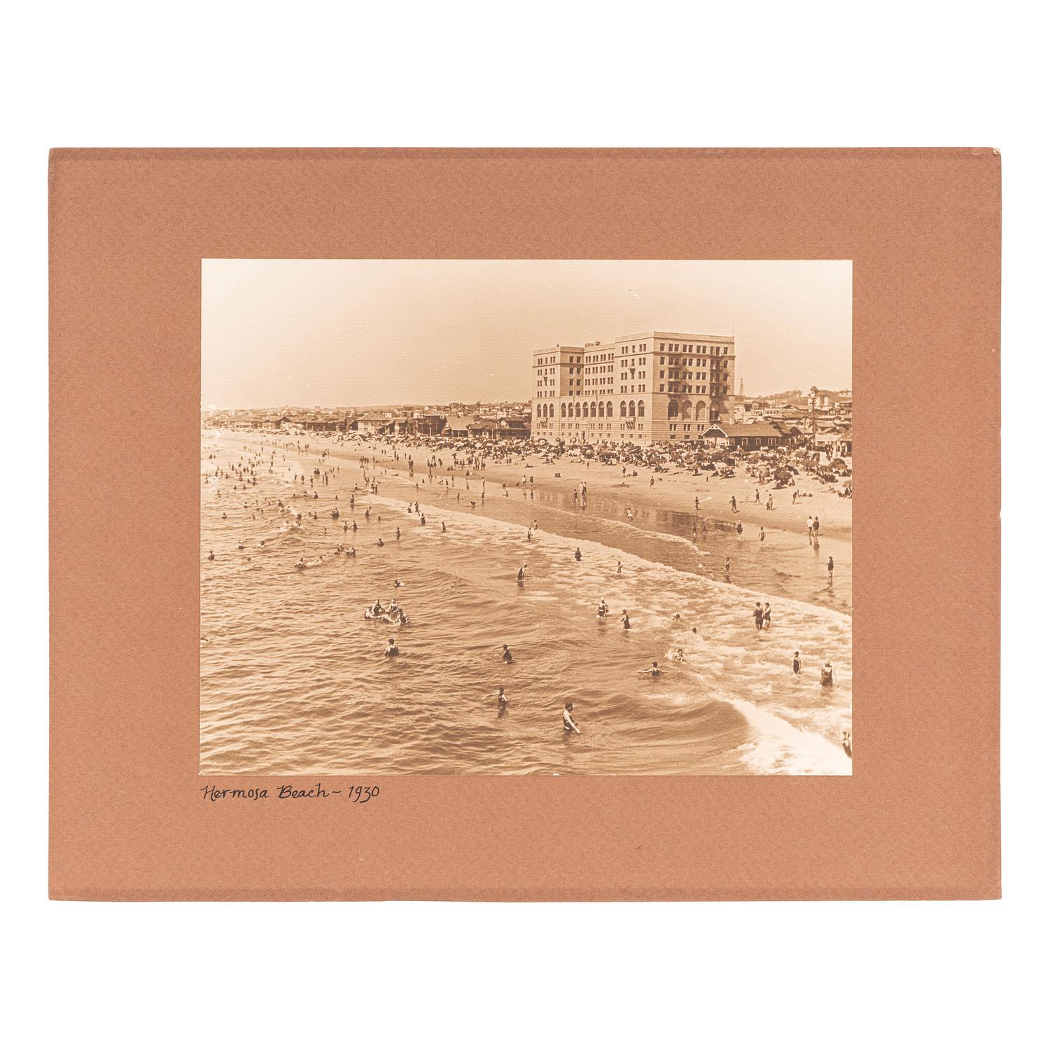 [CALIFORNIA]. A group of photographs and prints of Southern California, including Los Angeles, San Diego, Etiwanda, Long Beach and vicinity, including: