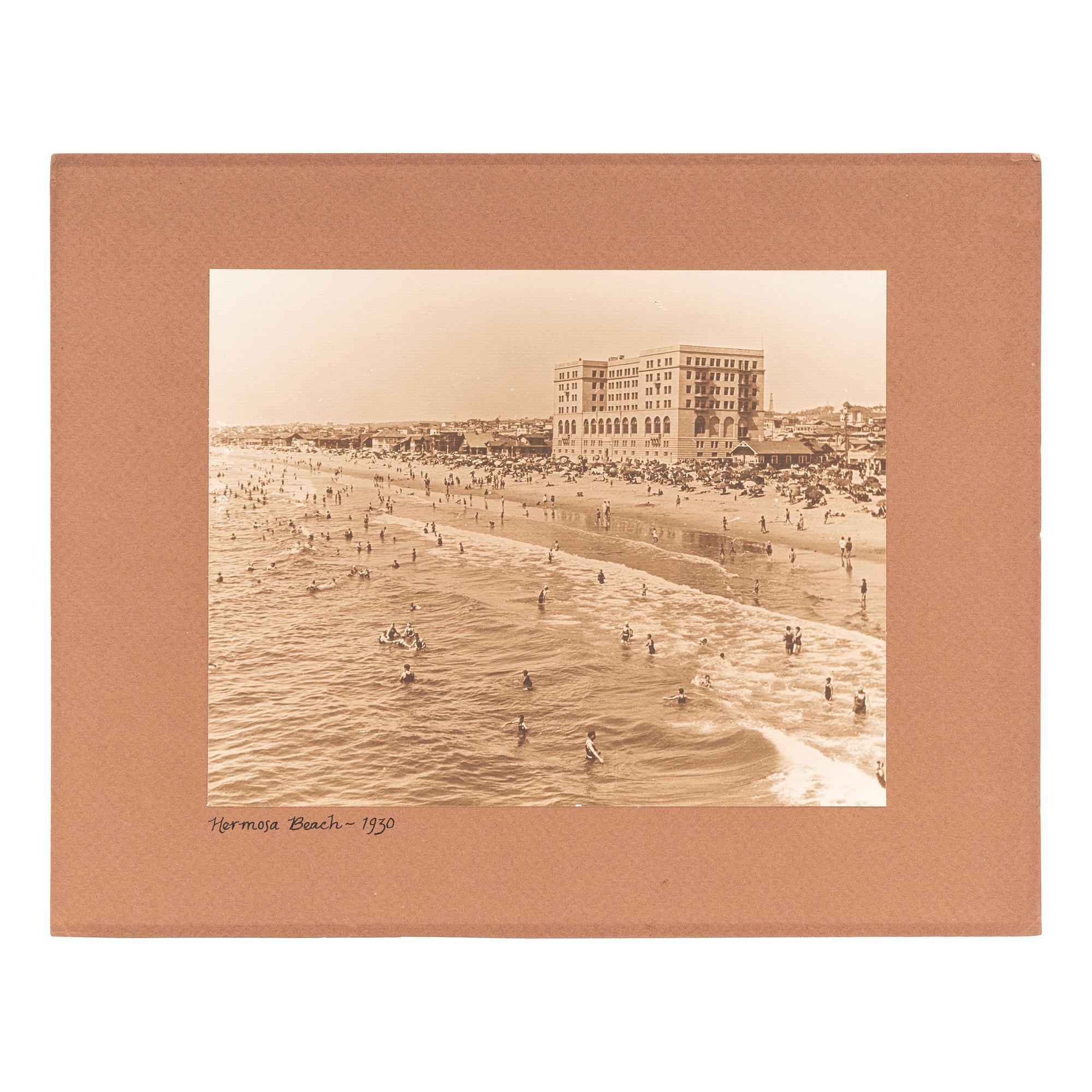 [CALIFORNIA]. A group of photographs and prints of Southern California, including Los Angeles, San Diego, Etiwanda, Long Beach and vicinity, including: