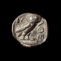 [ANCIENTS] ATTICA. Athens (c. 393-300 B.C. ). Ar Tetradrachm (17 g, 24mm)
