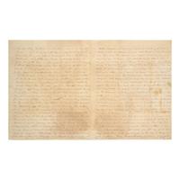 [Gold Rush] Finch, Robert. Autograph letter, signed