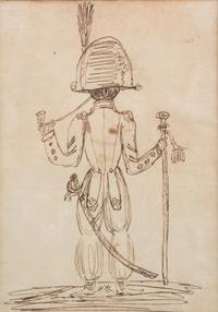 Artist Unknown, (20th century), Officer Silhouette