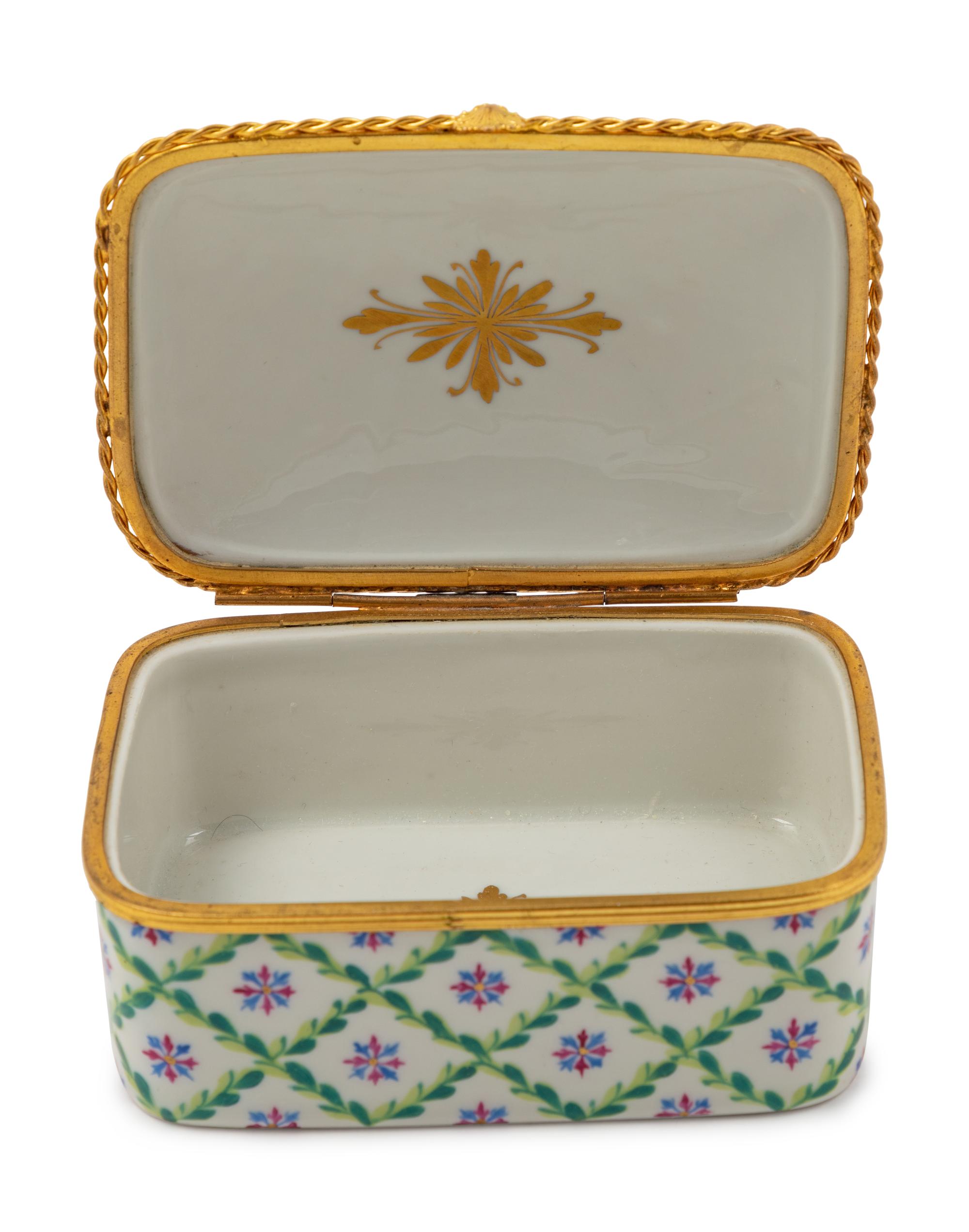 Tiffany & Co. Limoges Porcelain Box, 1960-80s