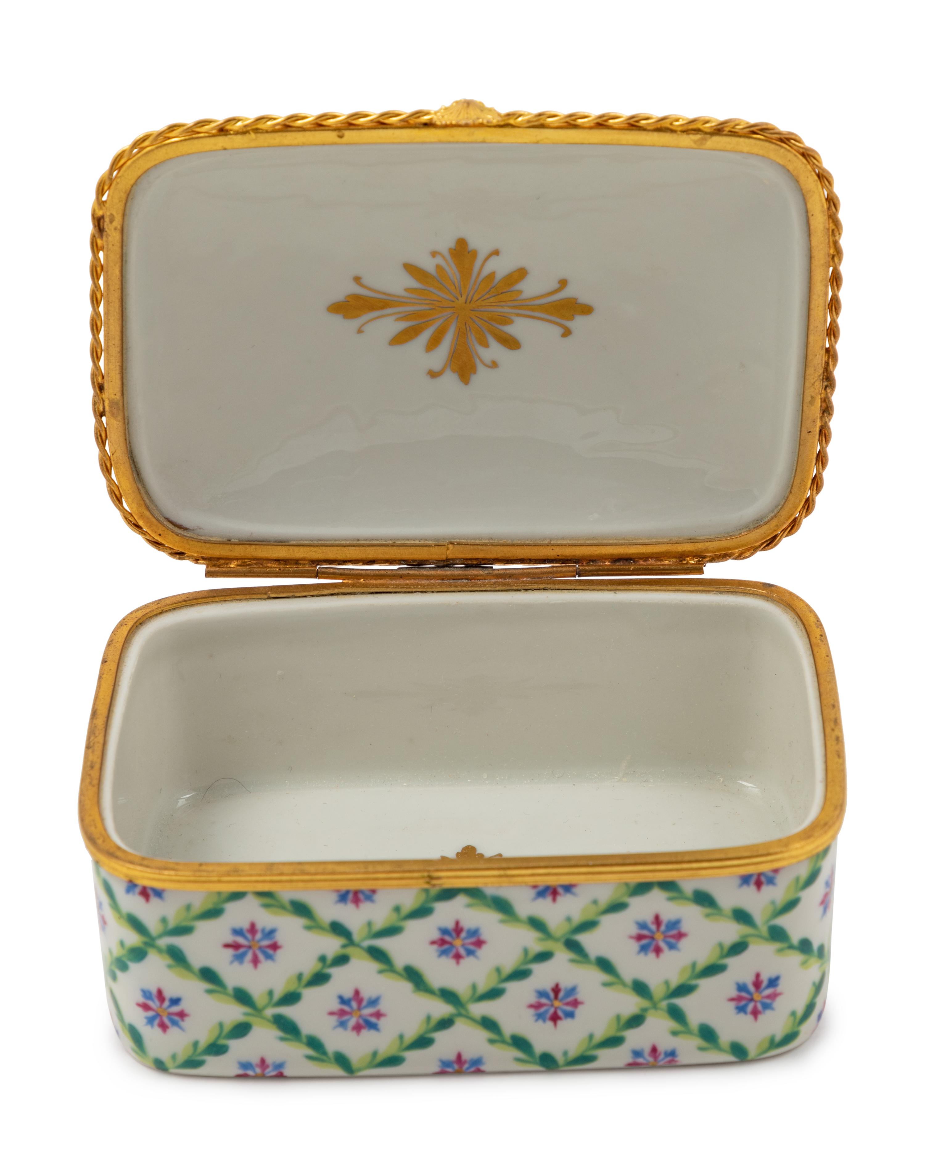 Tiffany & Co. Limoges Porcelain Box, 1960-80s
