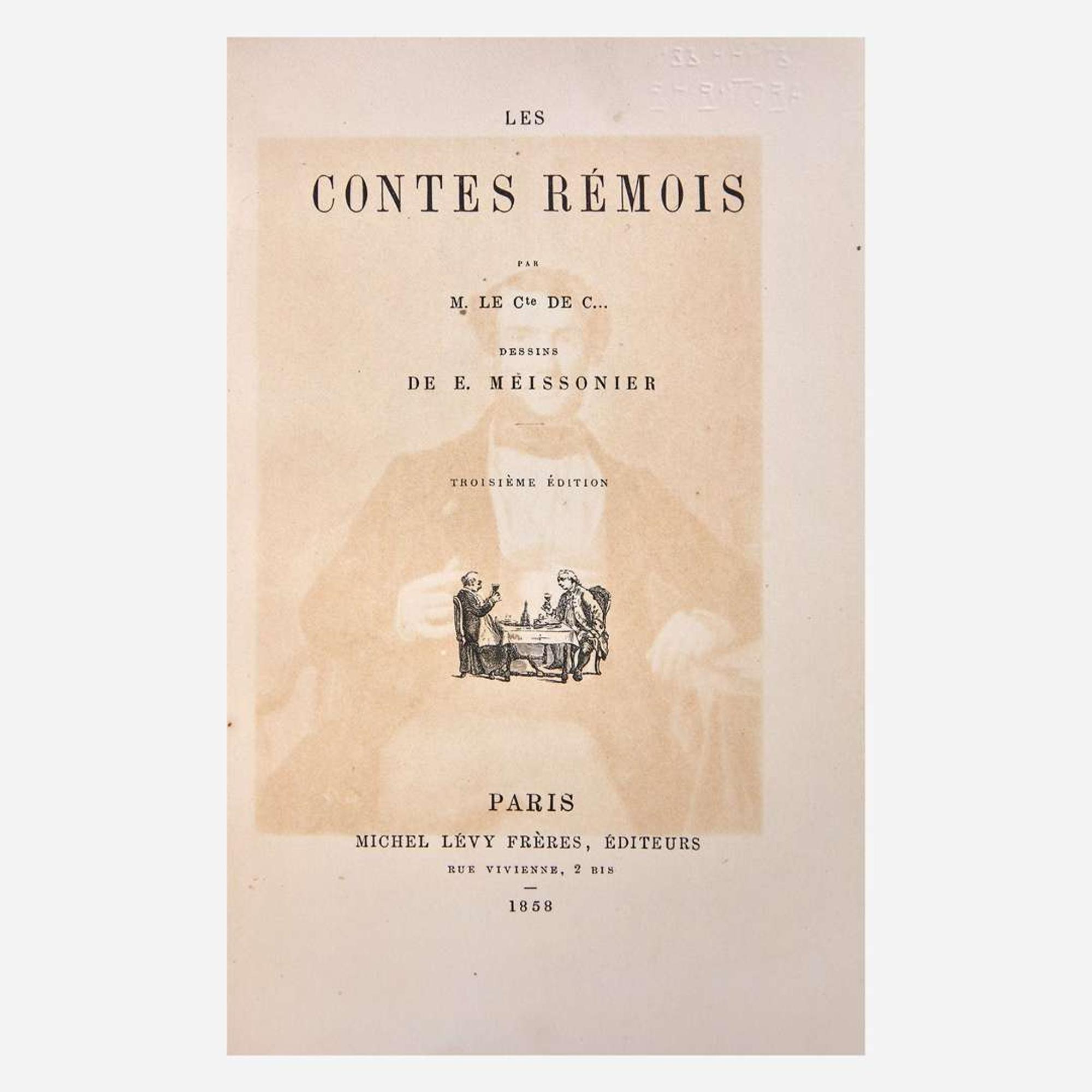 [Fine Bindings] C(hevigné), (Louis) Le C(om)te de Les contes remois