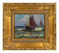 Sail Boats on Rough Seas