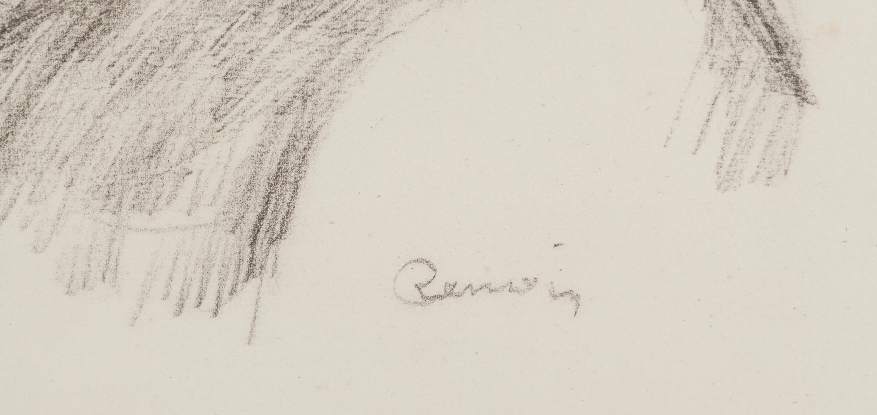 Ambroise Vollard, ( from L'album des douze lithographies originales de Pierre-Auguste Renoir)