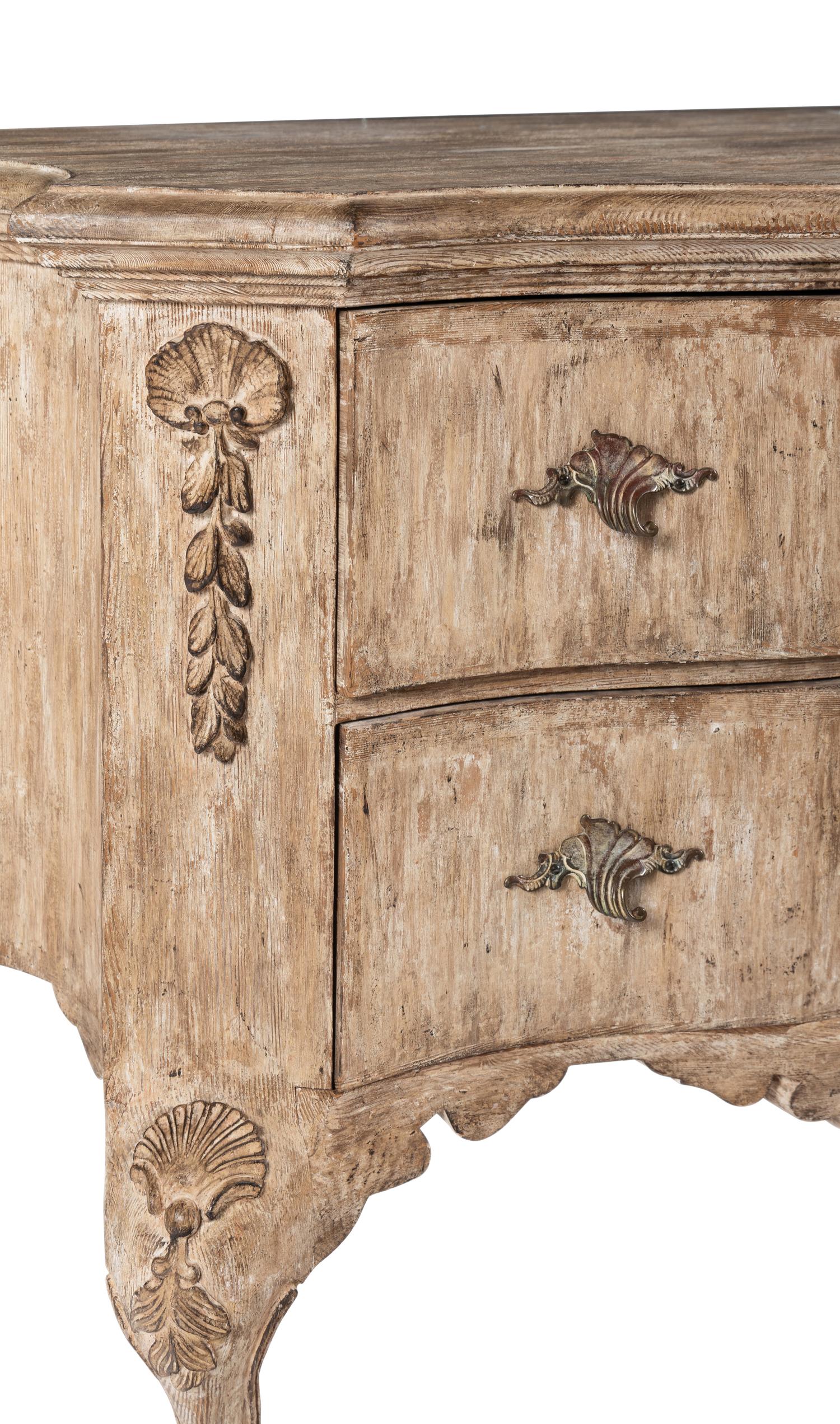 A Venetian Style Painted Commode