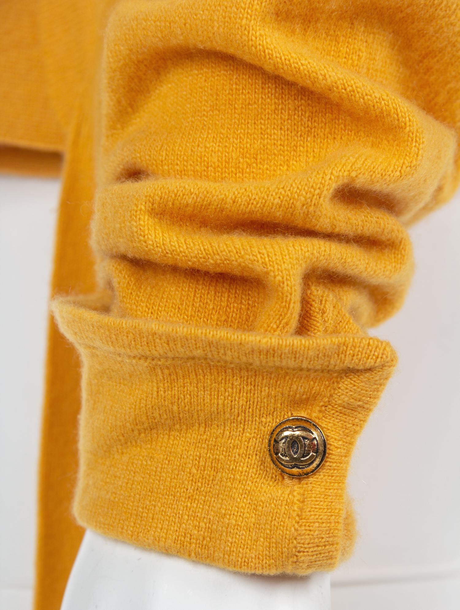 Chanel Cashmere Wrap Sweater, 1990-2000s