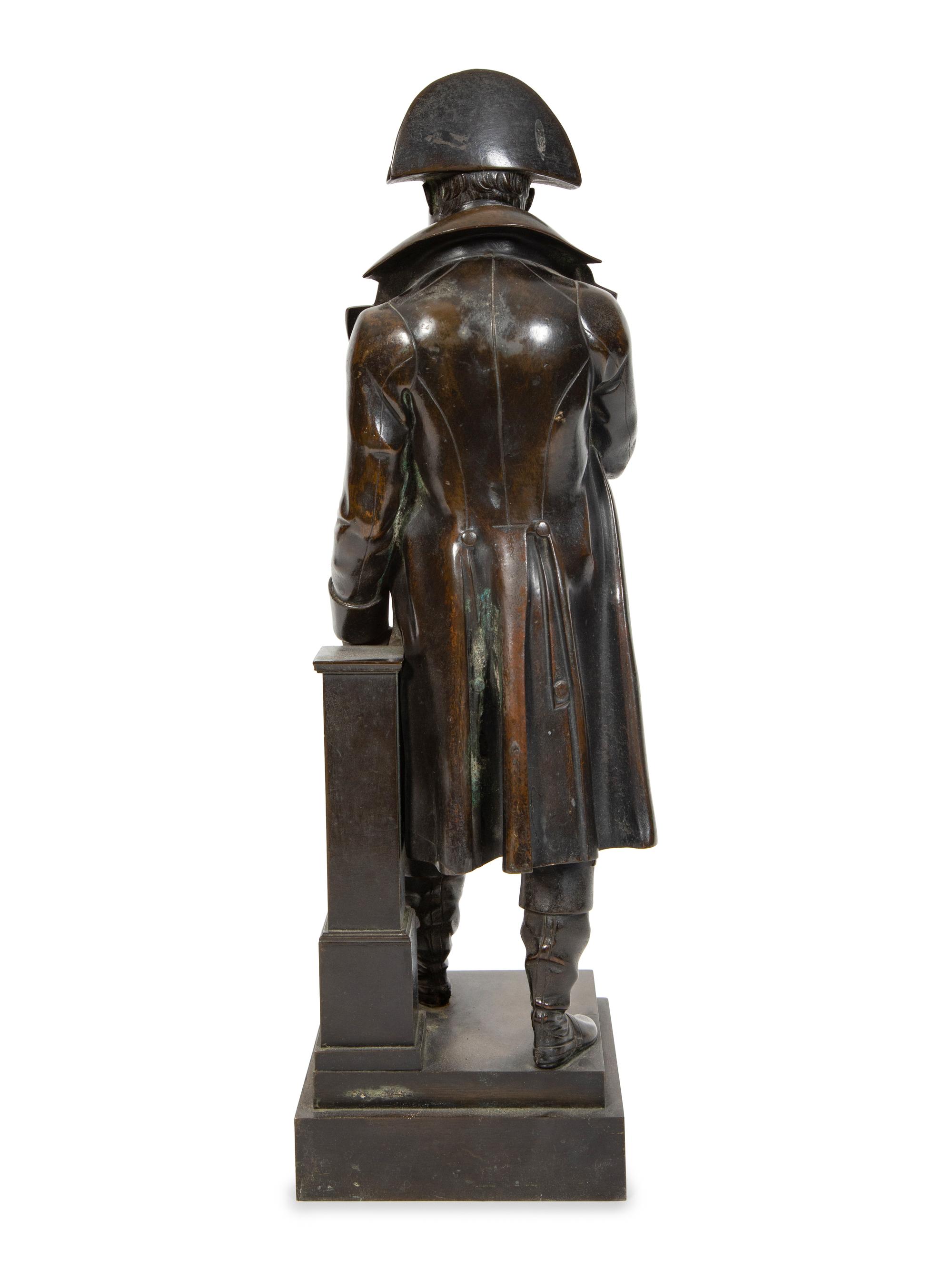 A Continental Bronze Figure of Napoleon