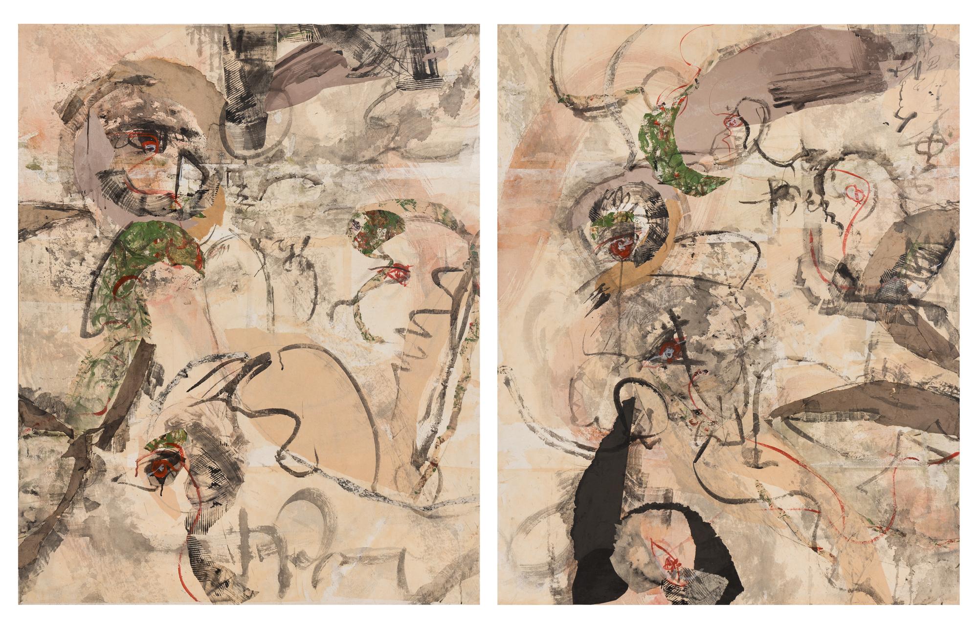 Dancing (diptych), 1982