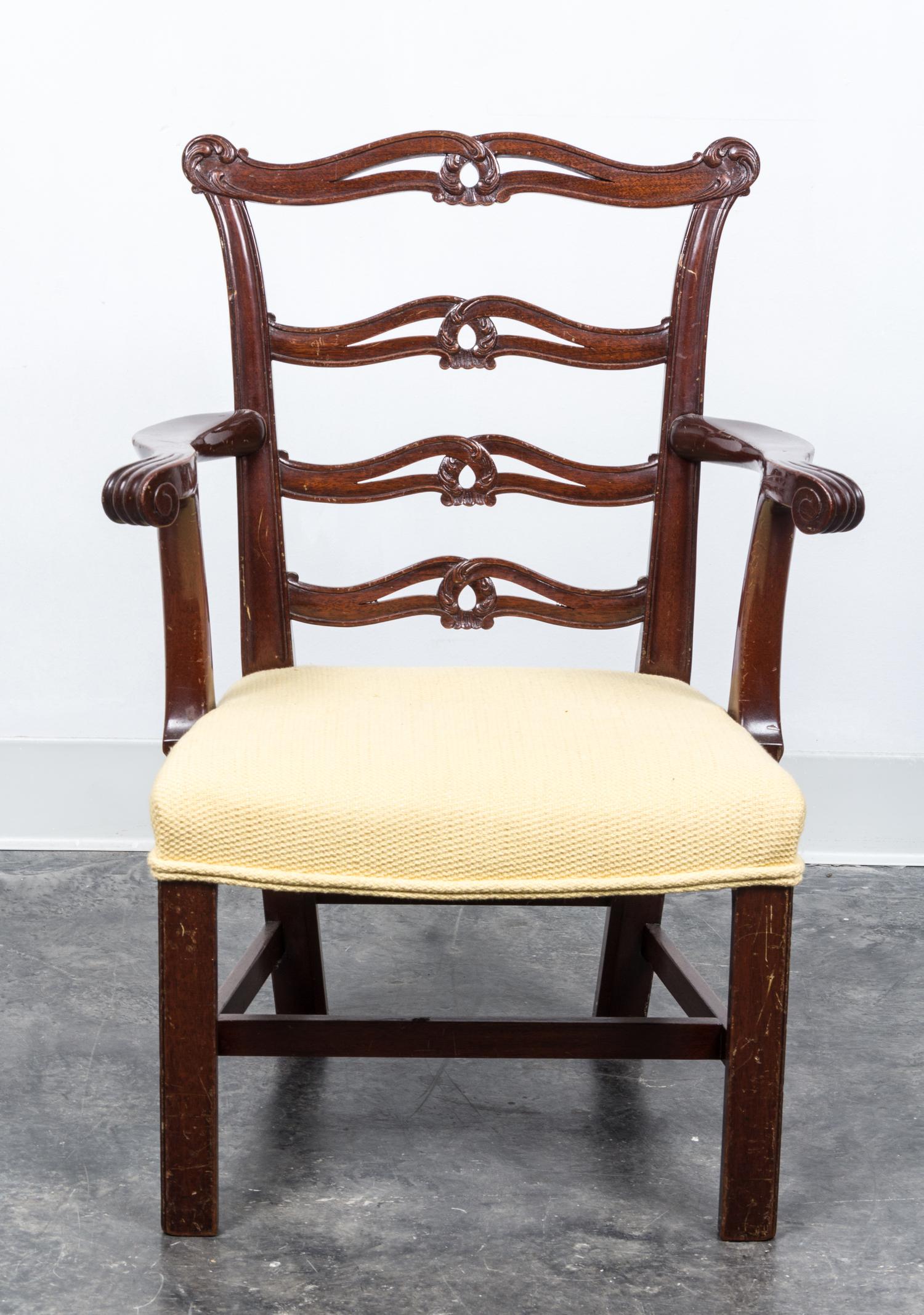 A Chippendale Style Mahogany Child's Chair Height 26 1/2 inches. — 20TH CENTURY