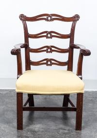 A Chippendale Style Mahogany Child's Chair Height 26 1/2 inches. — 20TH CENTURY