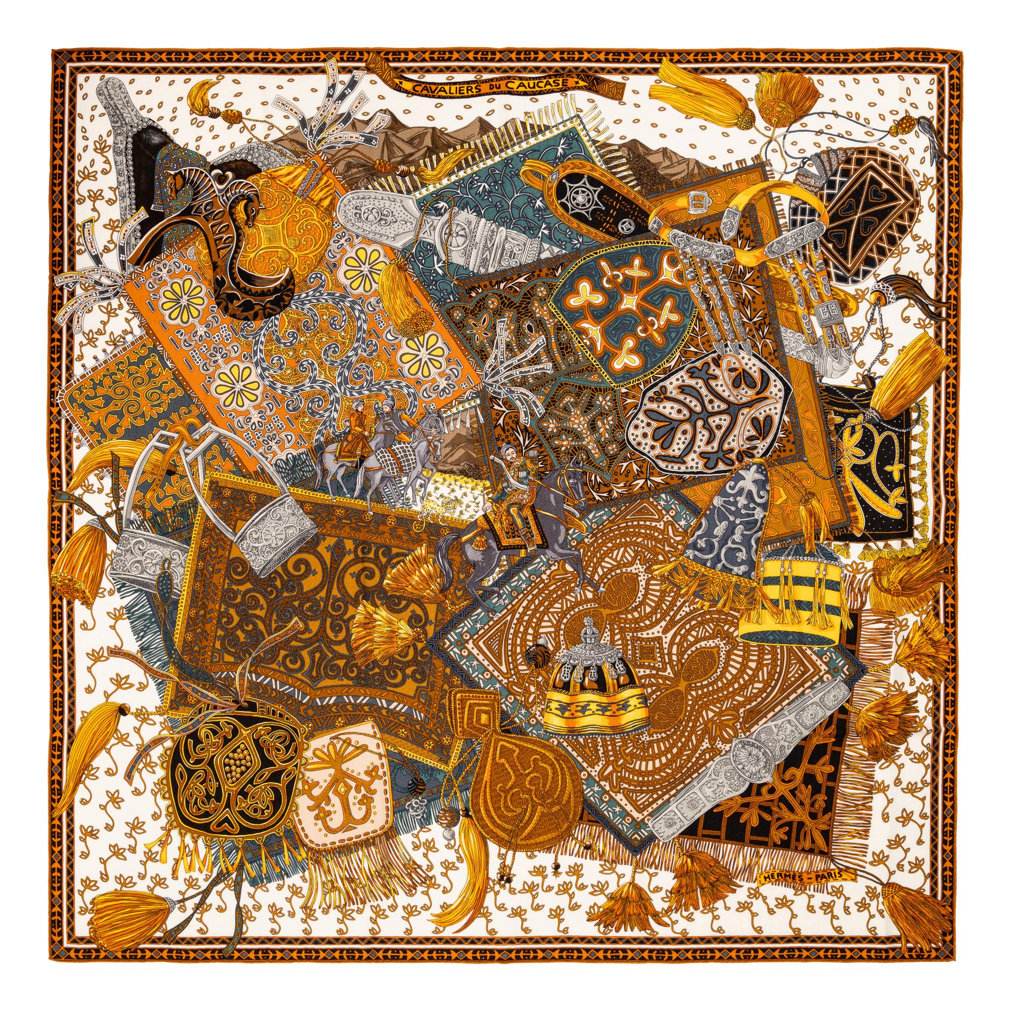 Hermès 140cm Cashmere/Silk Scarf