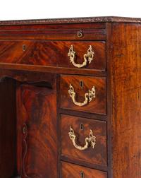 A George III Mahogany Kneehole Desk