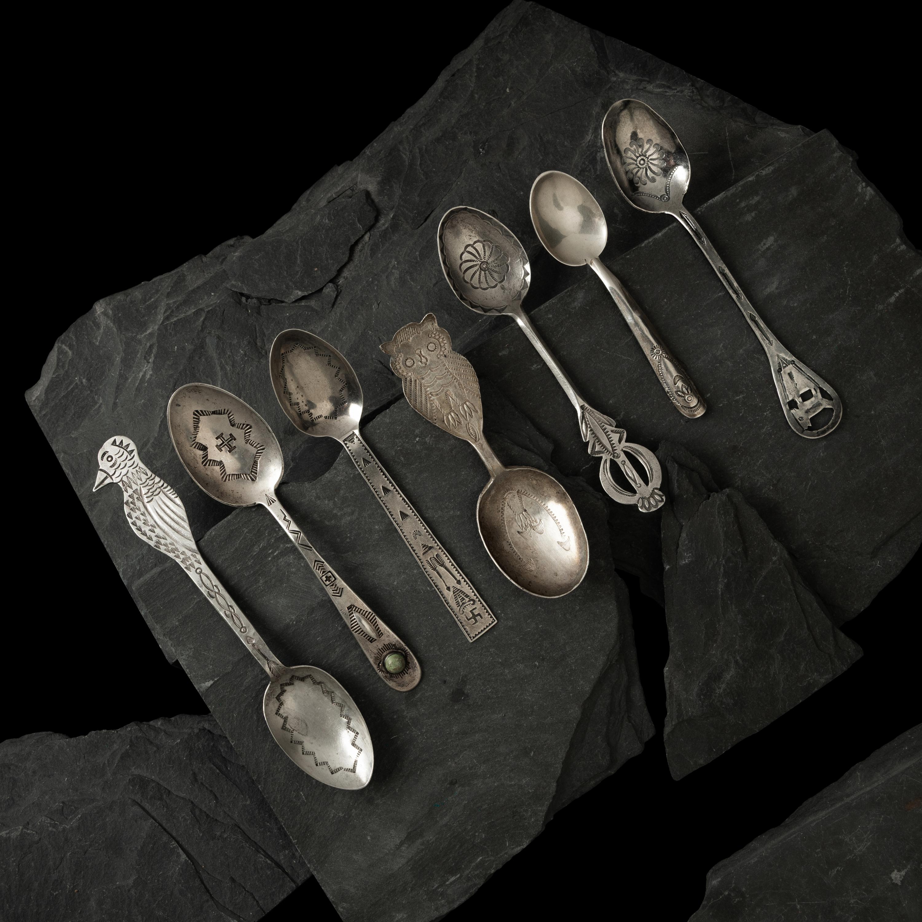 Navajo Silver Curio Spoons