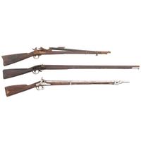 Three Relic & Incomplete Muskets