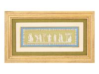 A Pair of Wedgwood Tri-Color Jasperware Plaques