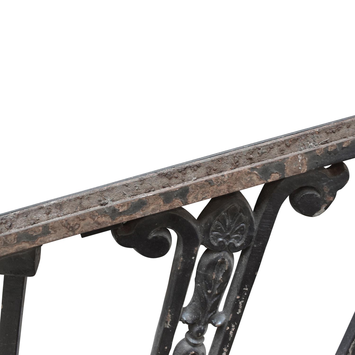A Stair Railing from a Chicago Theater 71" W x 2" D x 26" H — United States, Early 20th Century