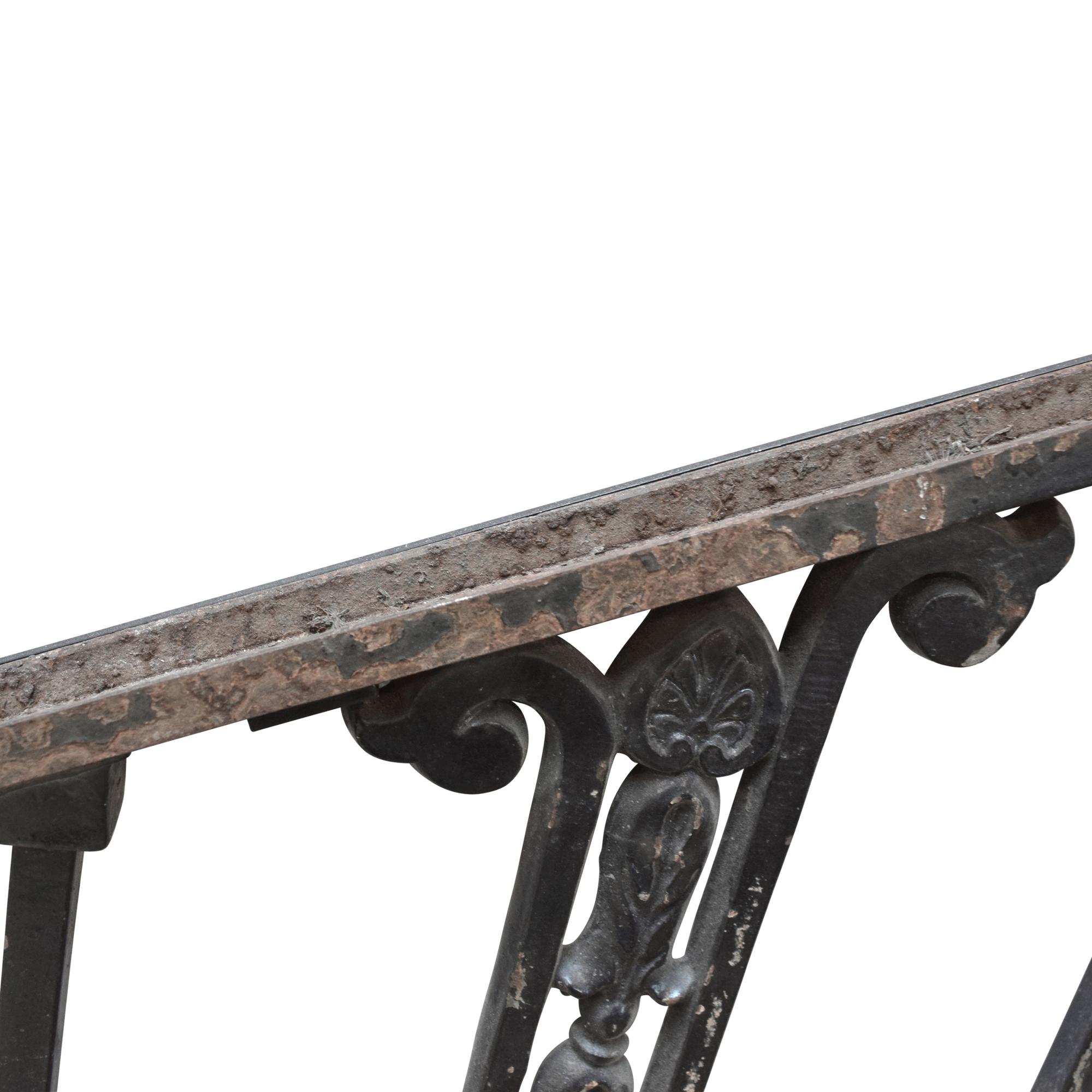 A Stair Railing from a Chicago Theater 71" W x 2" D x 26" H — United States, Early 20th Century