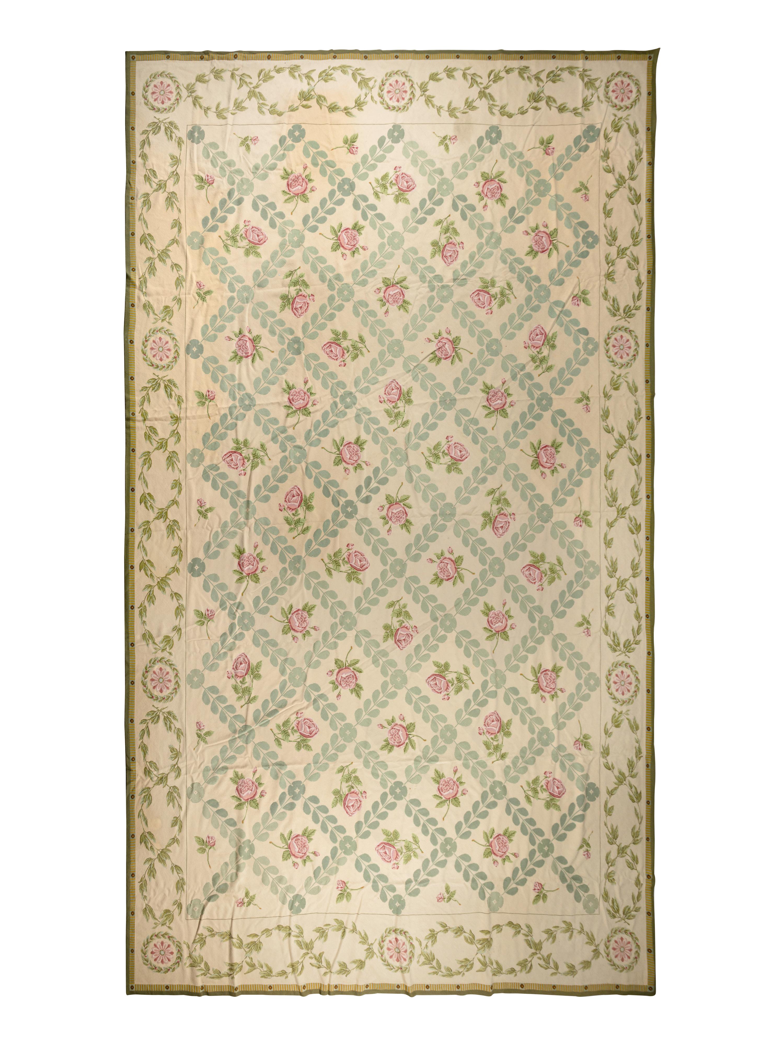 A Portuguese Needlepoint Rug