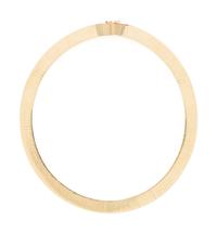 YELLOW GOLD AND MULTI GEMSTONE OMEGA SLIDER NECKLACE
