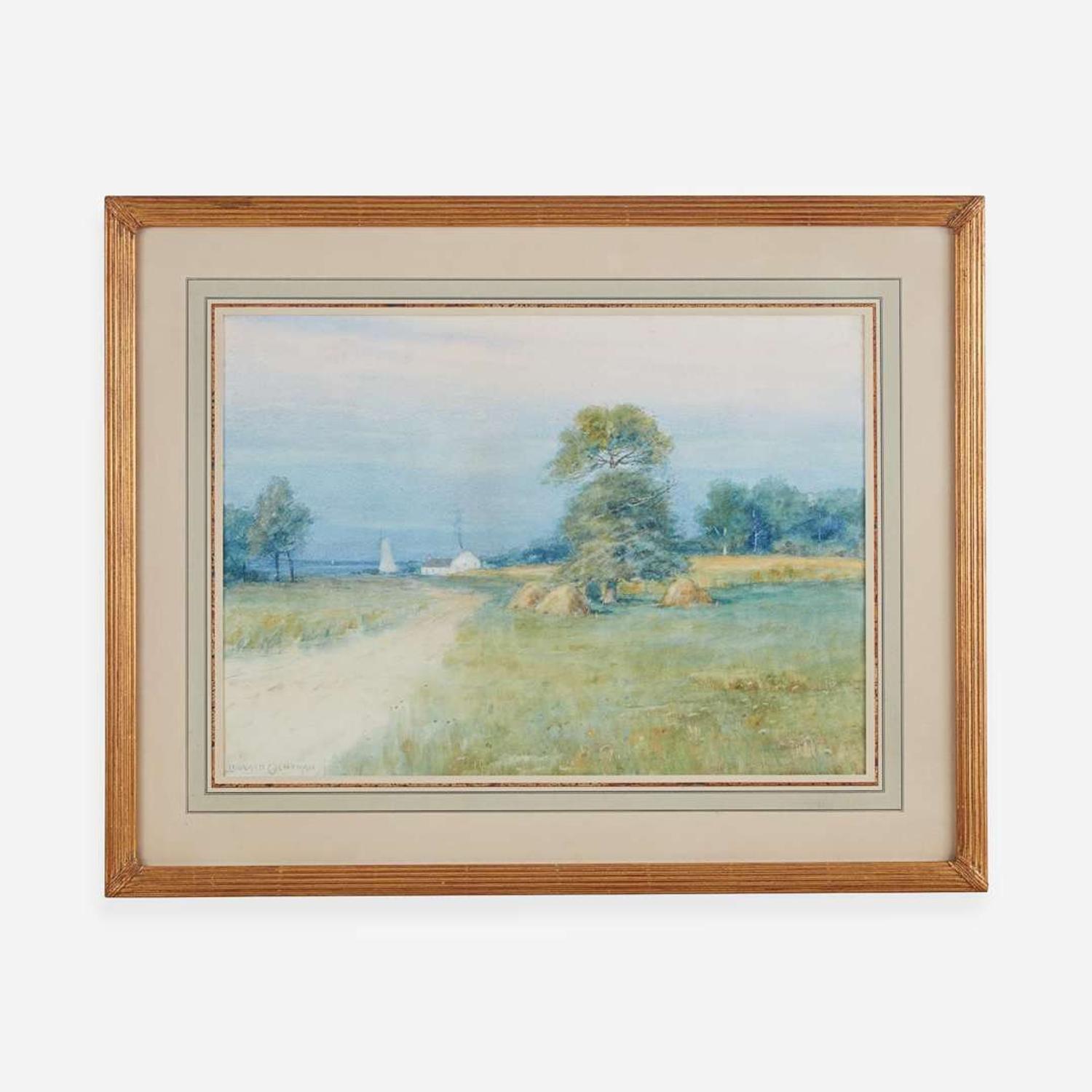 Leonard Ochtman (American, 1854–1935) By the Mianus River