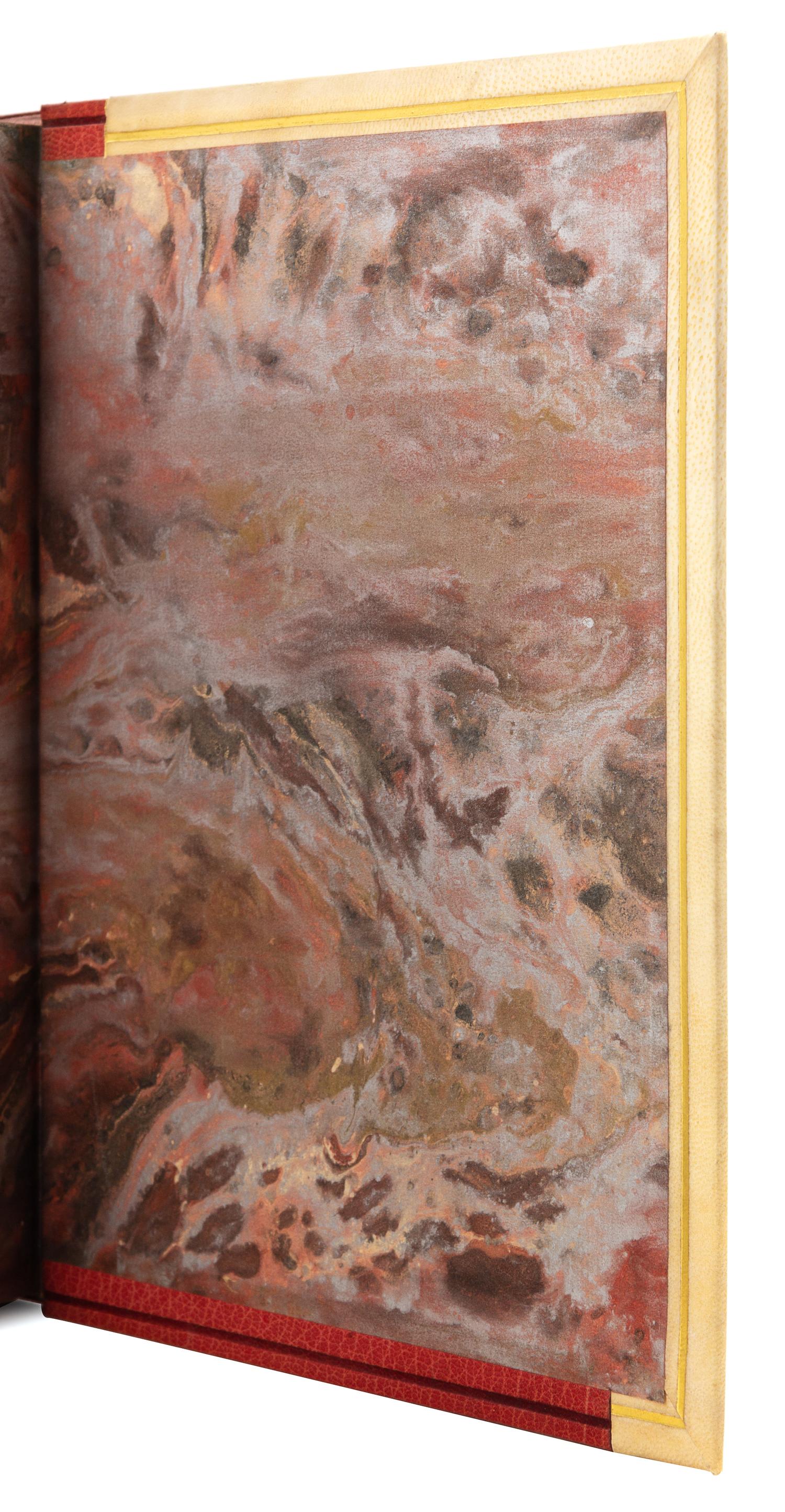 [BINDINGS]. [LÉOTARD, GENEVIÈVE - BINDER]. A group of 2 works in fine Art Deco bindings by Léotard.