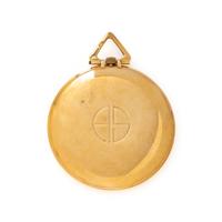 CARTIER, YELLOW GOLD OPEN-FACE POCKET WATCH