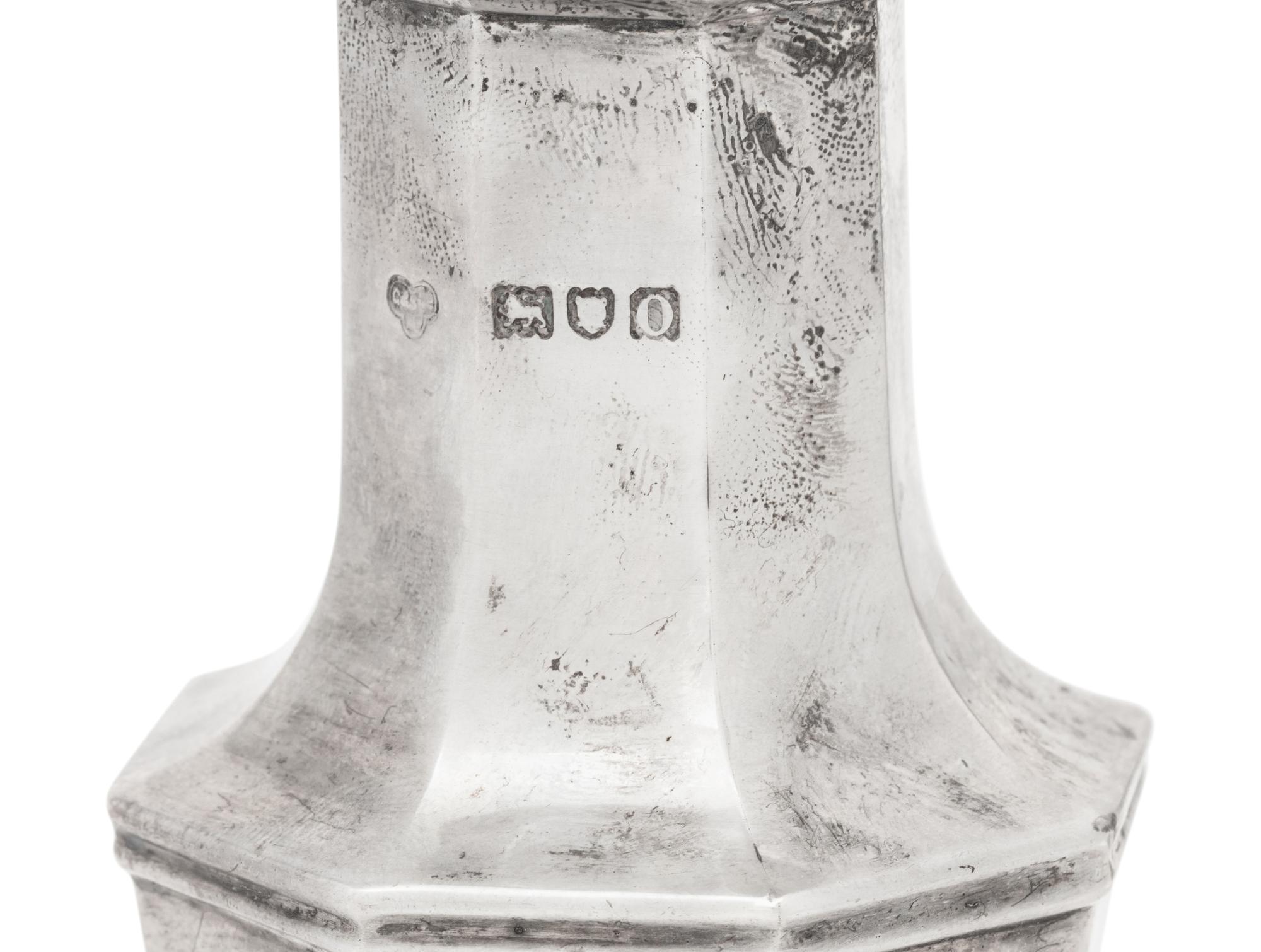 A Pair of Edwardian Silver Muffineers