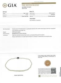NATURAL PEARL AND DIAMOND NECKLACE