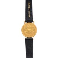 CHOPARD, TIFFANY & CO., 18K YELLOW GOLD COIN SURPRISE WRISTWATCH