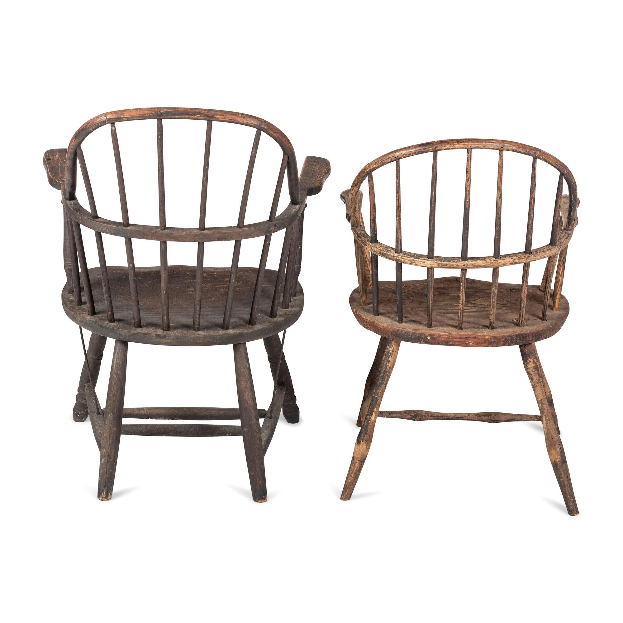 Two Bentwood Windsor Chairs