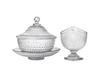 A Group of Anglo-Irish Cut-Glass Tablewares