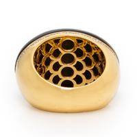 Roberto Coin, Tiger's Eye, Diamond, and Yellow Gold Ring