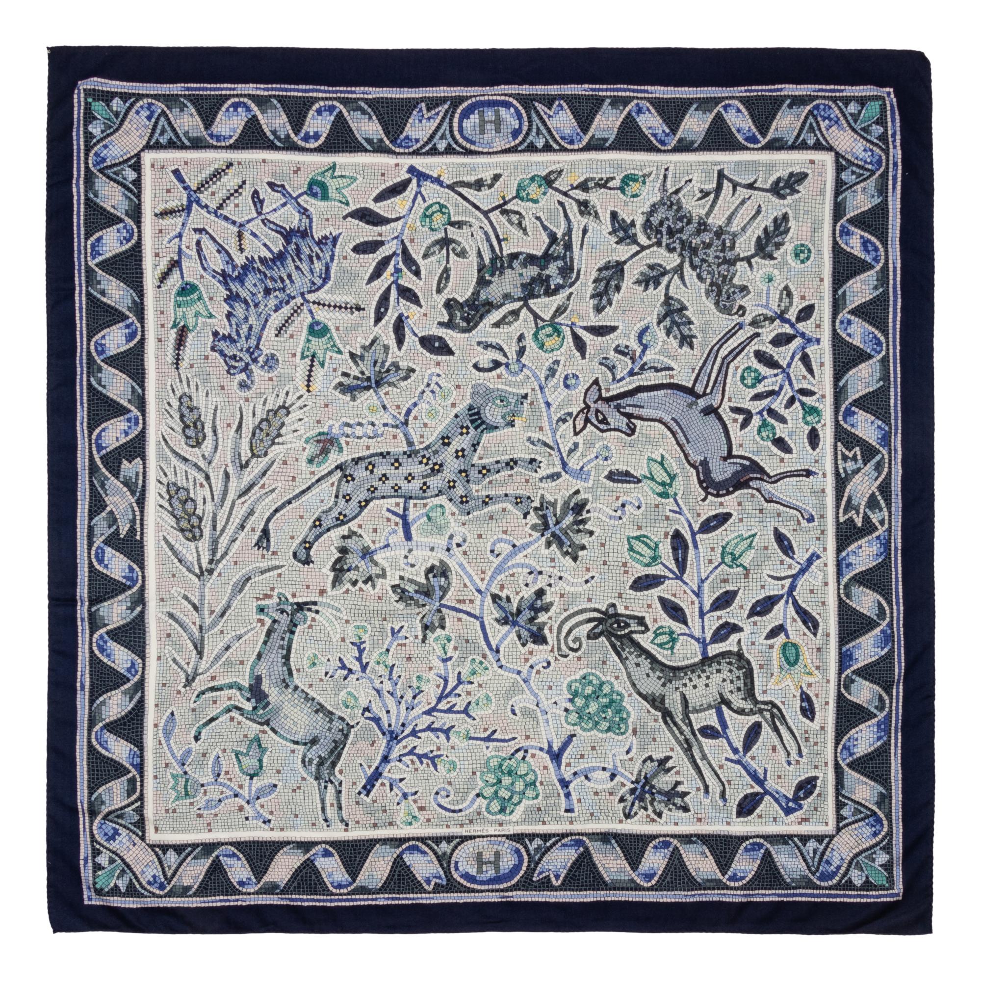 Hermès 140cm Cashmere & Silk Shawl