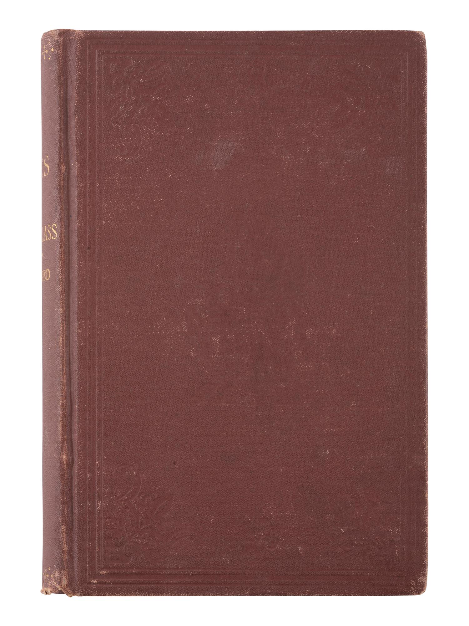 DOUGLASS, Frederick (ca 1818-1895). The Life and Times of Frederick Douglass, Written By Himself. His Early Life as a Slave, His Escape From Bondage, and His Complete History of the Present Time . Hartford, CT: Park Publishing Co., 1882.