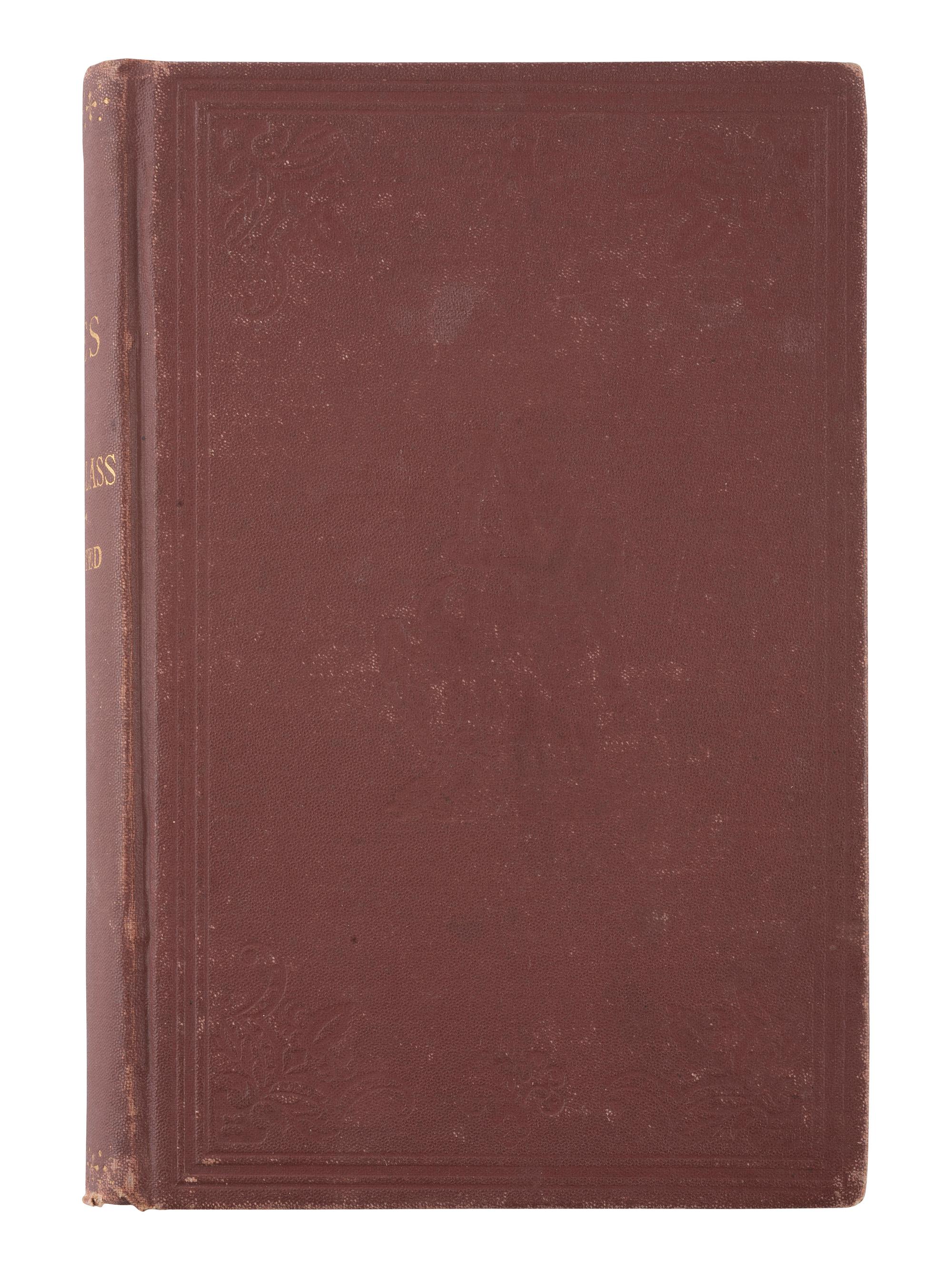 DOUGLASS, Frederick (ca 1818-1895). The Life and Times of Frederick Douglass, Written By Himself. His Early Life as a Slave, His Escape From Bondage, and His Complete History of the Present Time . Hartford, CT: Park Publishing Co., 1882.