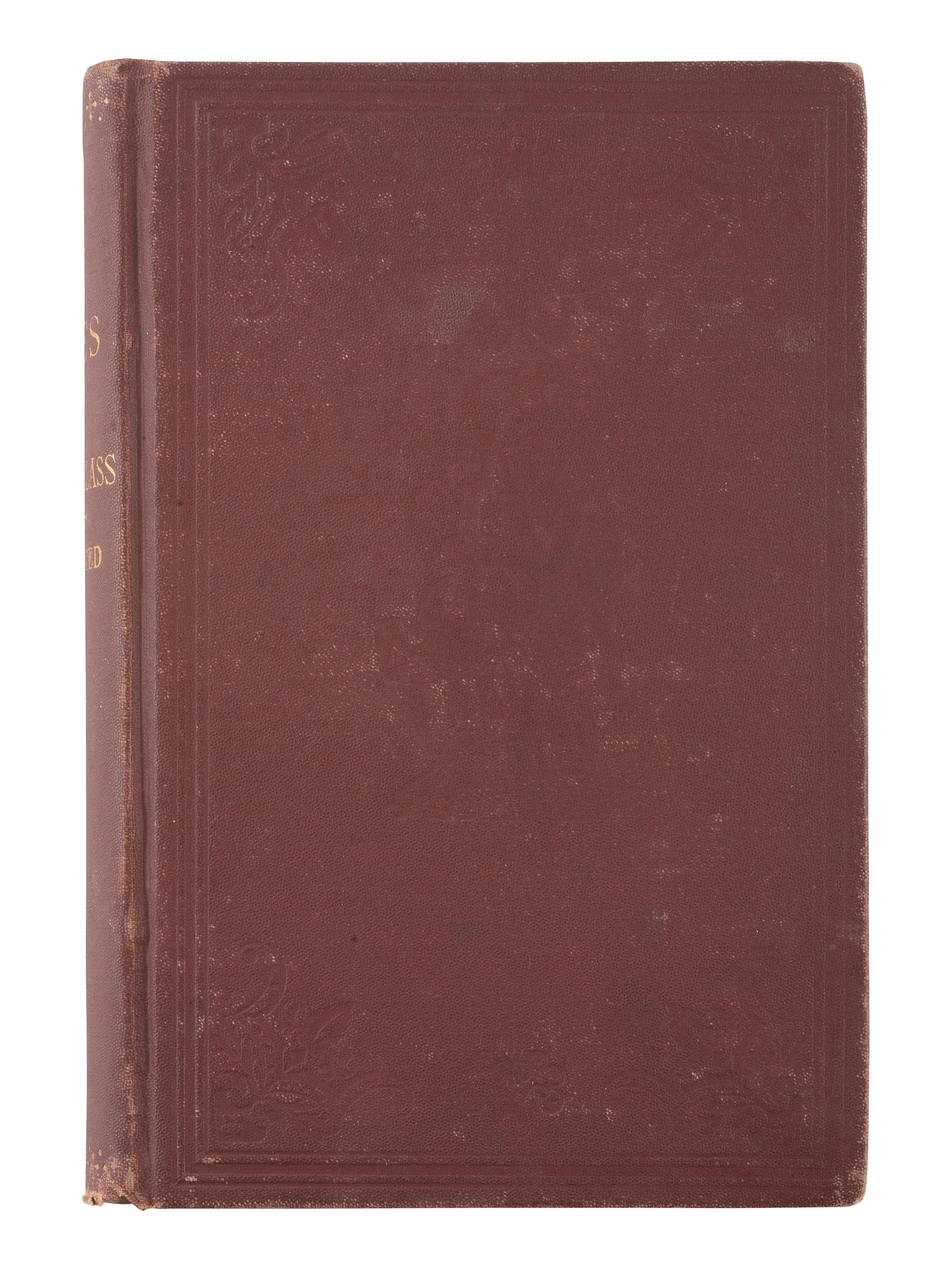 DOUGLASS, Frederick (ca 1818-1895). The Life and Times of Frederick Douglass, Written By Himself. His Early Life as a Slave, His Escape From Bondage, and His Complete History of the Present Time . Hartford, CT: Park Publishing Co., 1882.