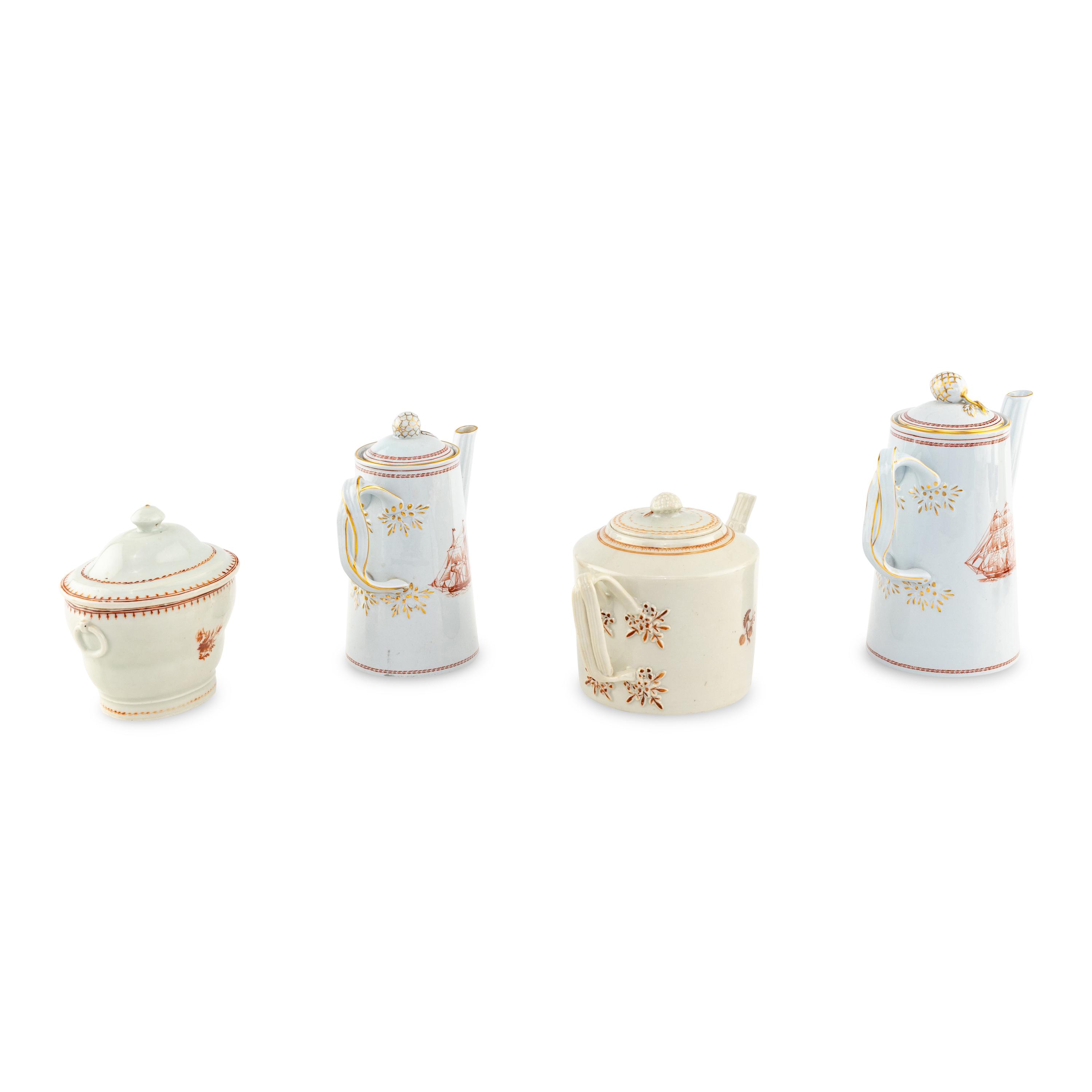 Two Spode Trade Winds Coffee Pots