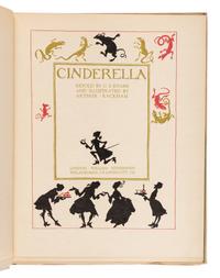 [RACKHAM, Arthur (1867-1939), illustrator]. EVANS, Charles Seddon (1883-1944). Cinderella . London and Philadelphia: William Heinemann and J.B. Lippincott Co., [1919].