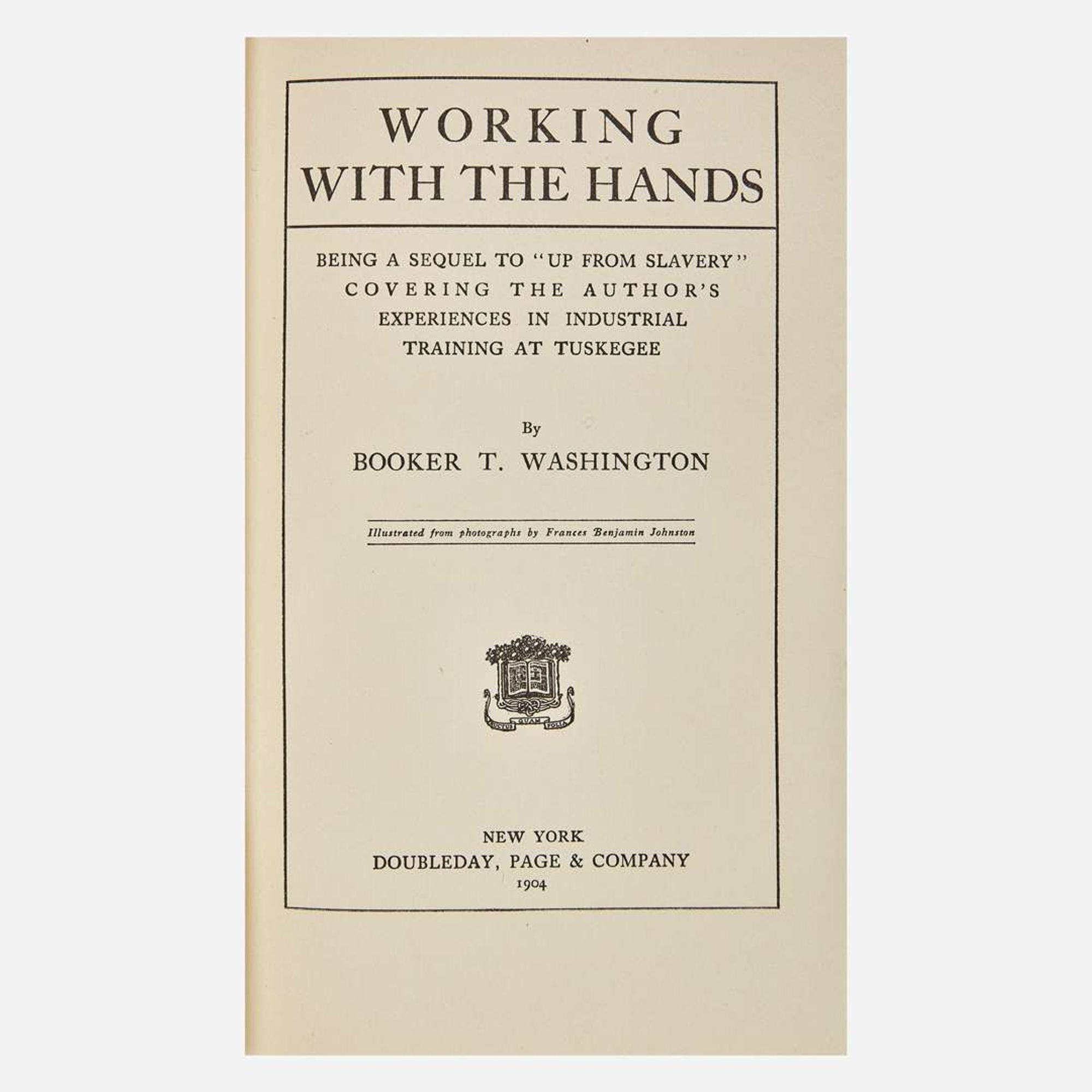 [African-Americana] Washington, Booker T. Group of 2 Titles