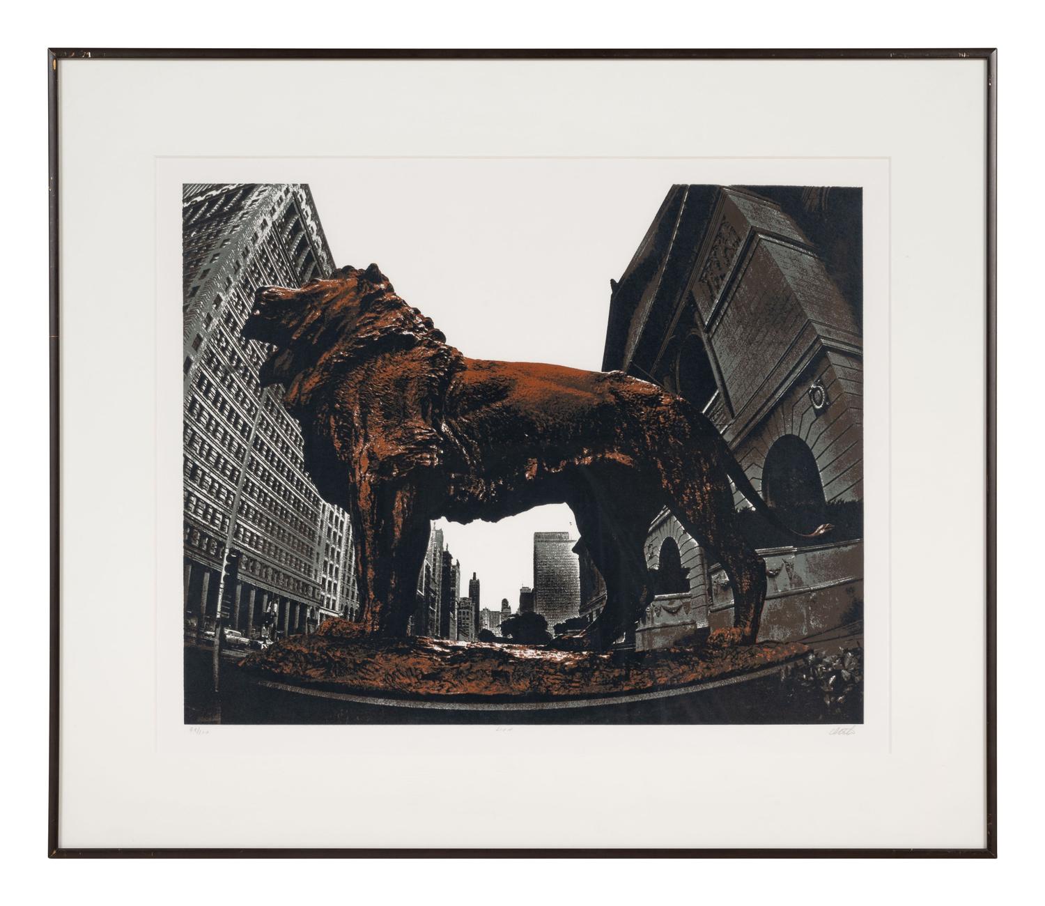 Michel Ditlove (20th Century) A Pair of Screenprints