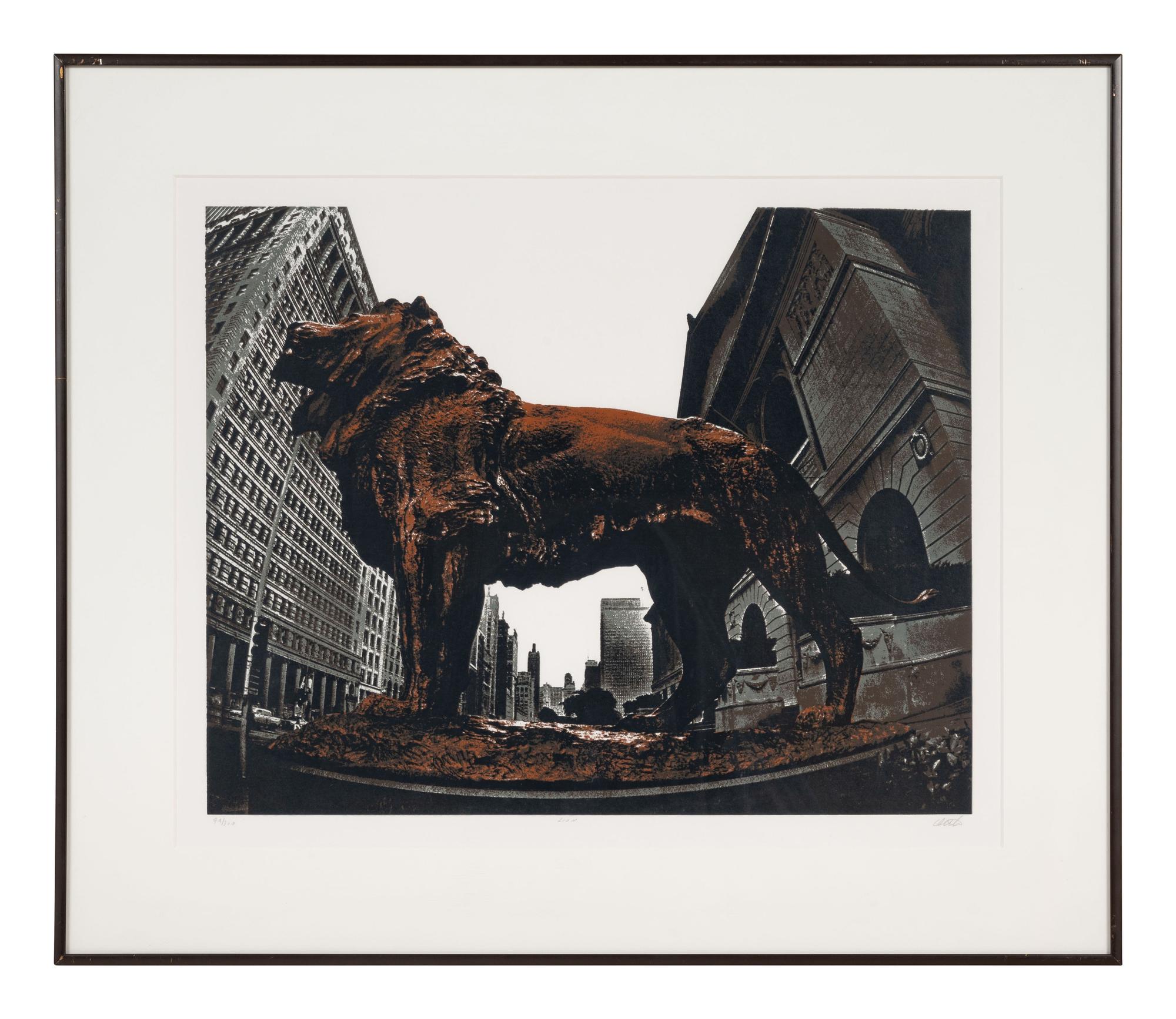 Michel Ditlove (20th Century) A Pair of Screenprints