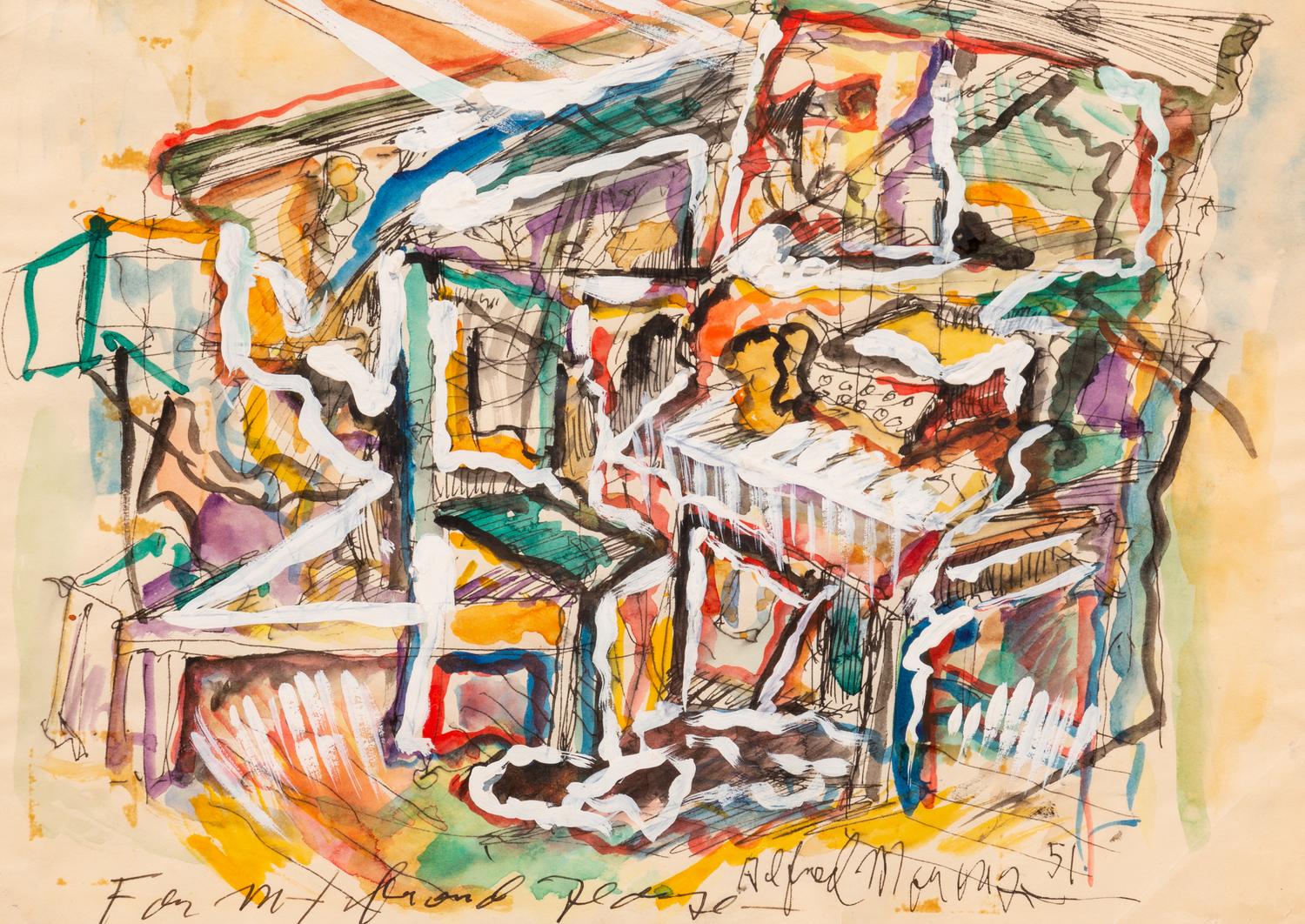 Abstract Still Life Sketch