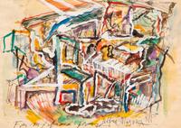 Abstract Still Life Sketch