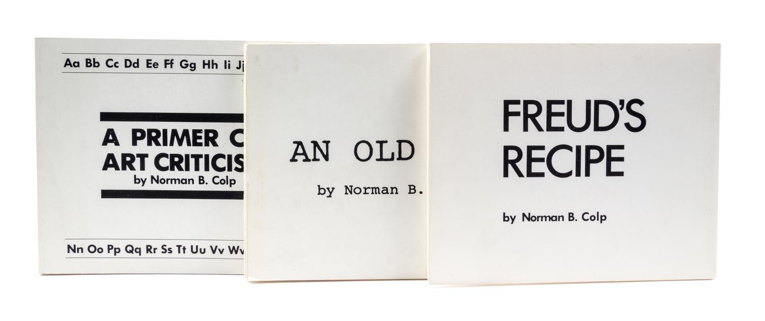 COLP, NORMAN B. Three works, one signed.